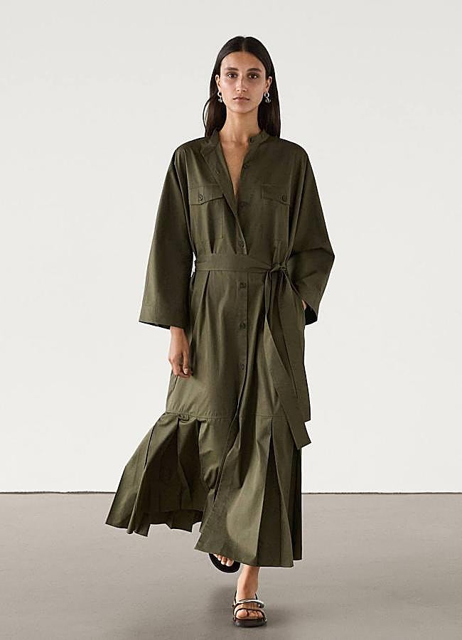 Imagen - Vestido midi camisero