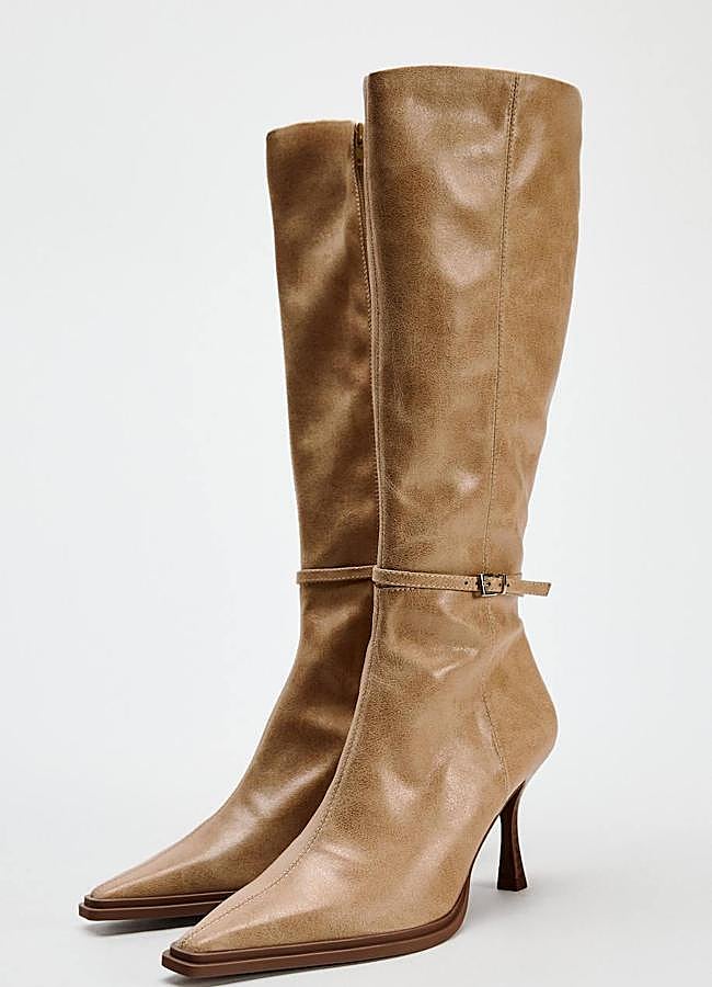 Imagen - Botas de piel altas con tacón