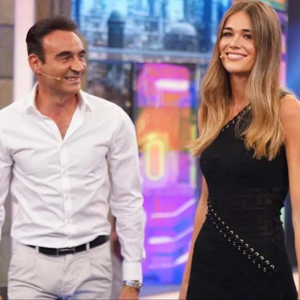 Ana Soria y Enrique Ponce, en su paso por El Hormiguero. 