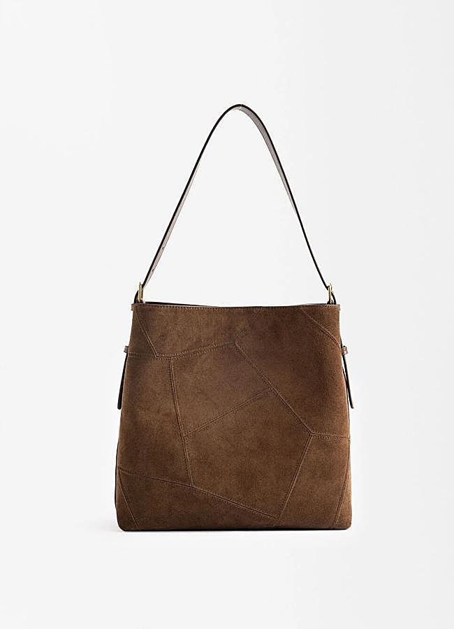 Imagen - Bolso patchwork en marrón de Parfois.