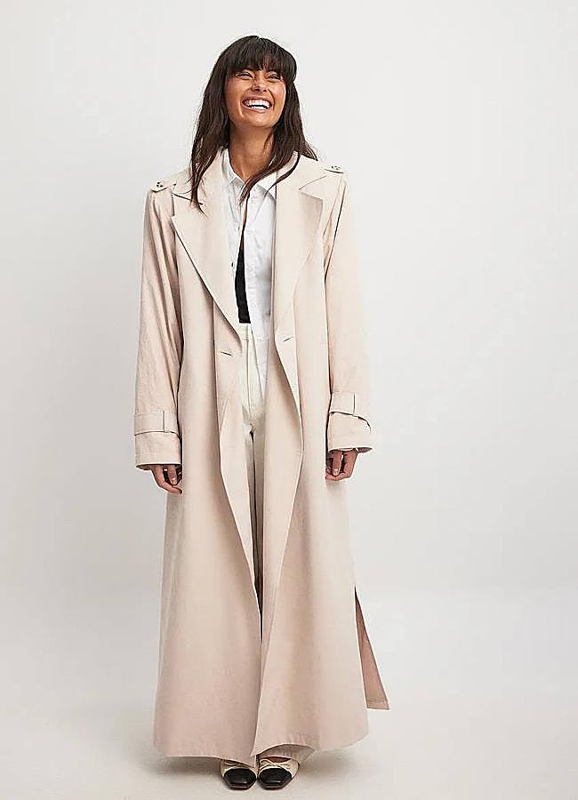 Imagen - Gabardina larga con hombreras