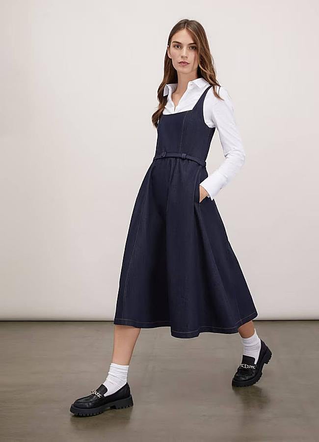 Imagen - Vestido vaquero midi estilo ladylike