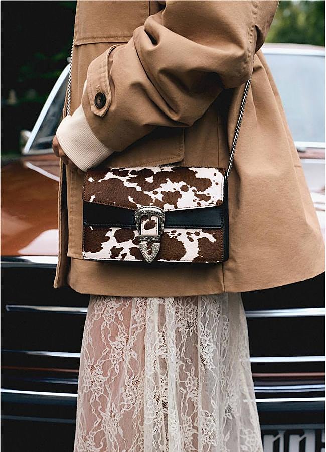 Imagen - Bolso con estampado de vaca estilo cowgirl
