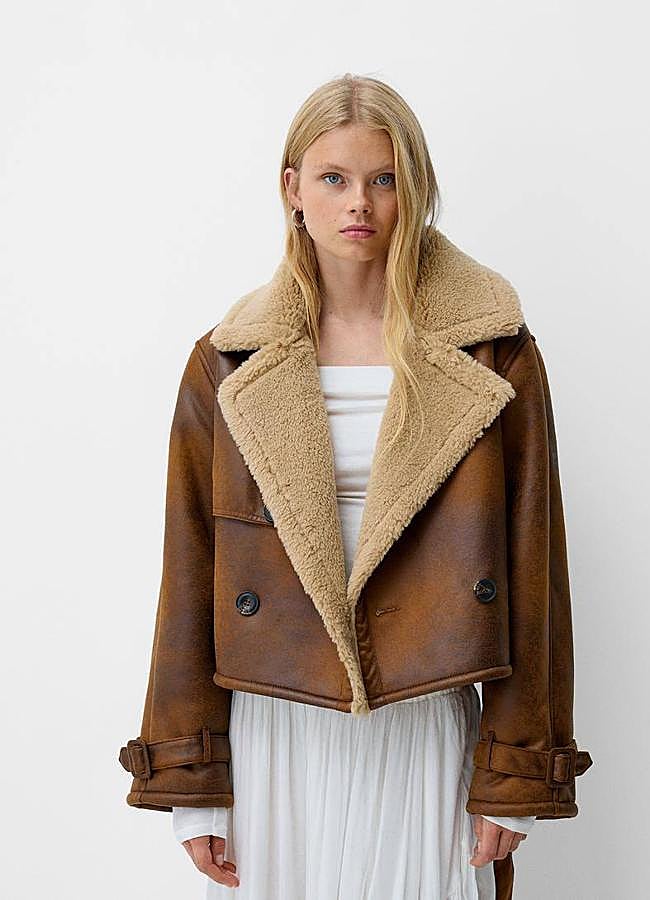 Imagen - Cazadora de doble faz con cinturón de hebilla