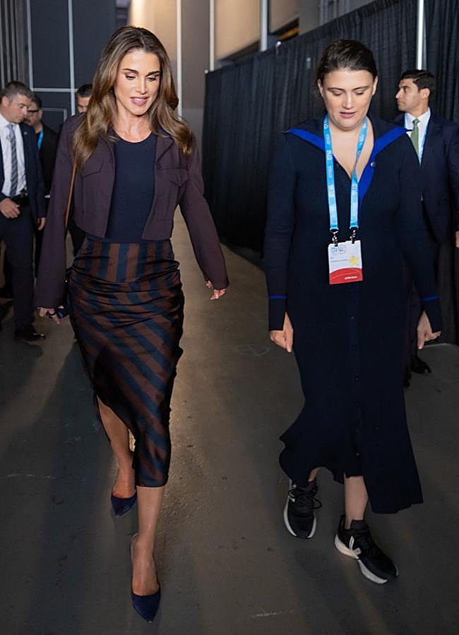 Imagen - El look de Rania de Jordania en Montreal. (Gtres)