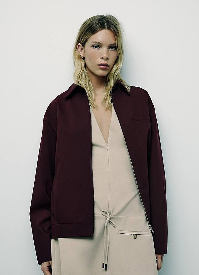 Imagen - Chaqueta burdeos oversize