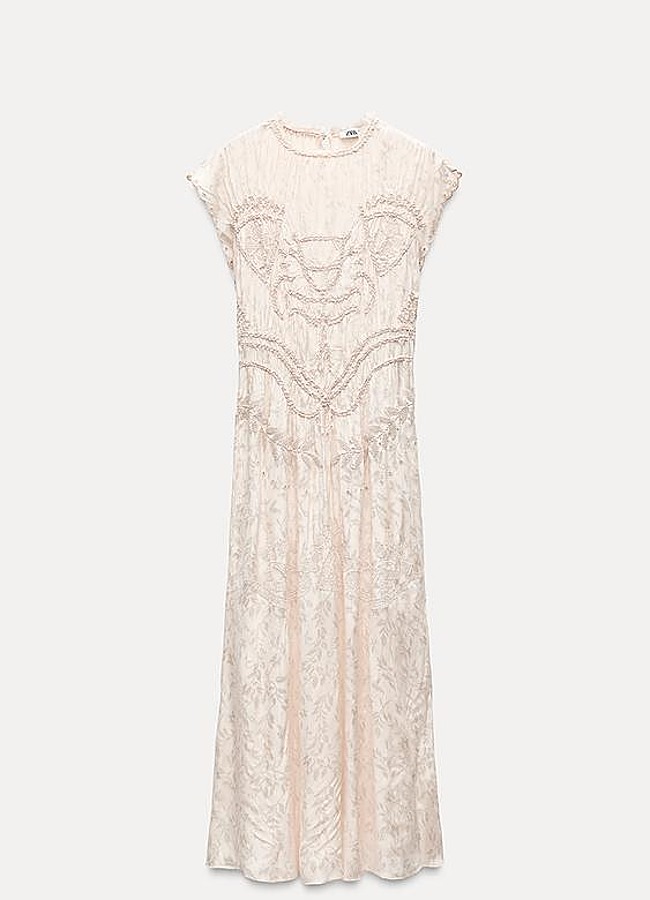 Imagen - Vestido boho jacquard de Zara.