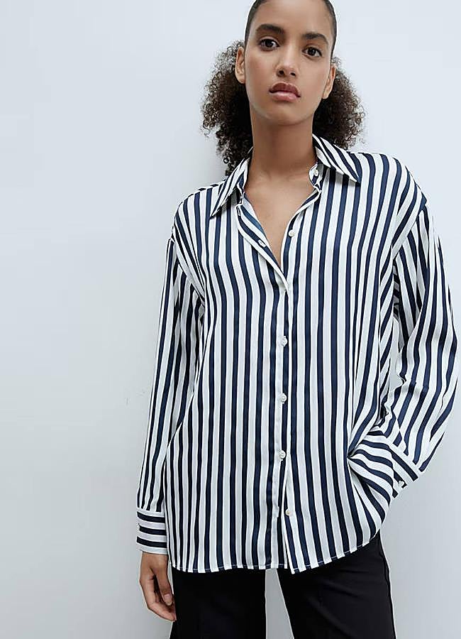 Imagen - Camisa satinada de rayas