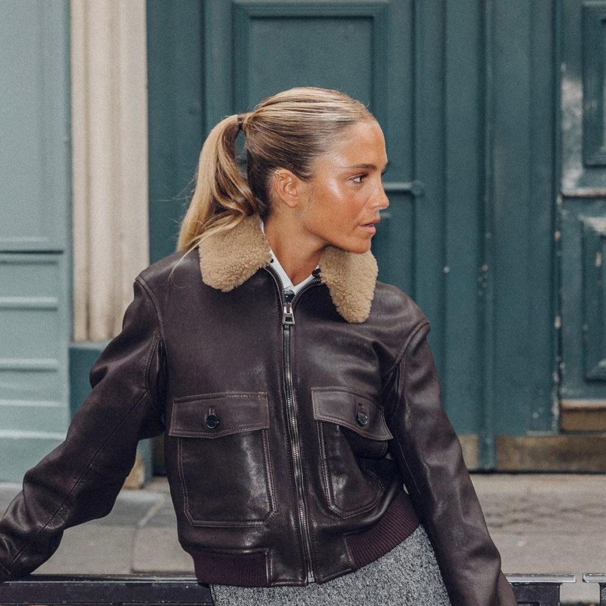 Vuelven las chaquetas estilo aviador este otoño