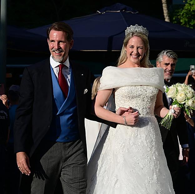 Pablo de Grecia junto a su hermana Teodora.