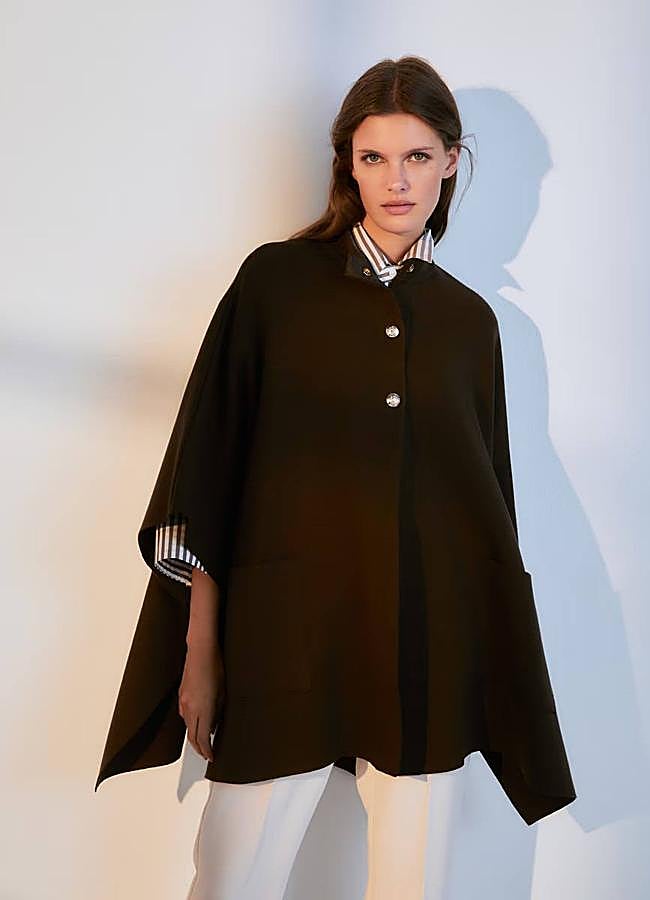 Imagen - Capa midi con cuello perkins