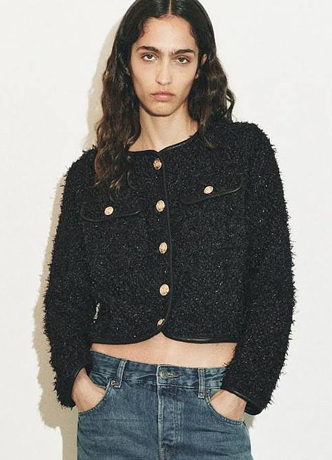 Imagen - Chaqueta de punto con hilo metalizado