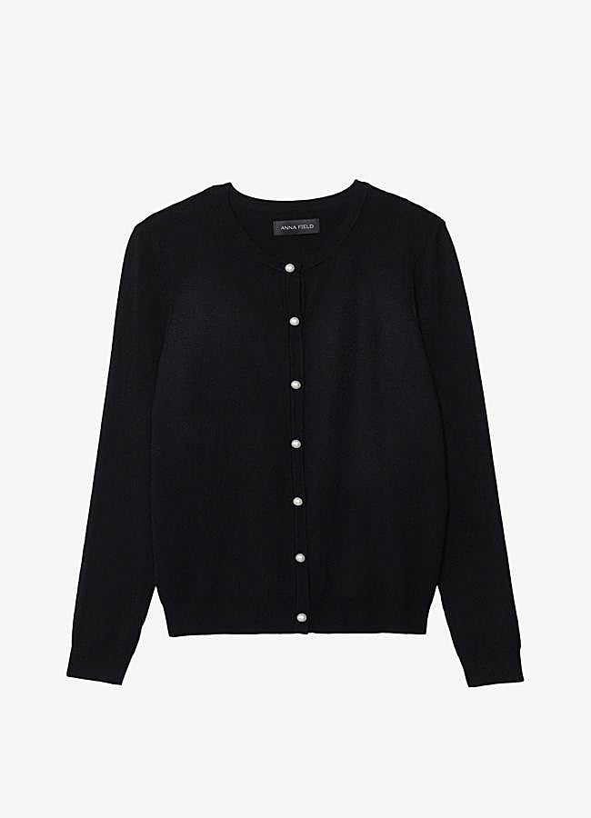 Imagen - Cárdigan negro de Anna Field, 24,99 euros.
