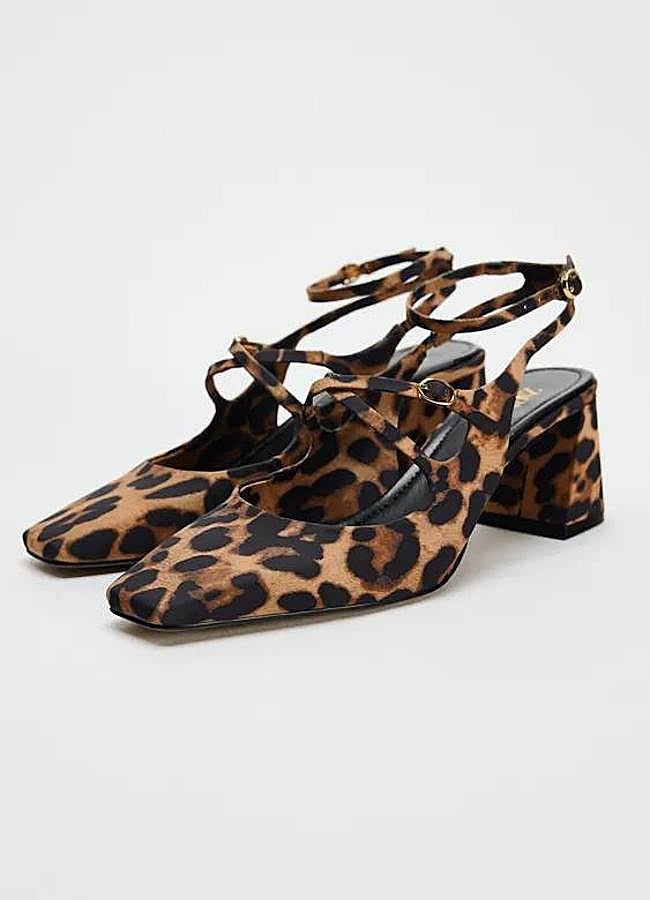 Imagen - Zapatos de tacón bajo animal print