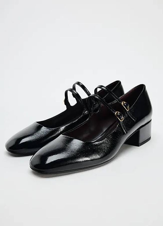 Imagen - Merceditas de charol con tacón bajo