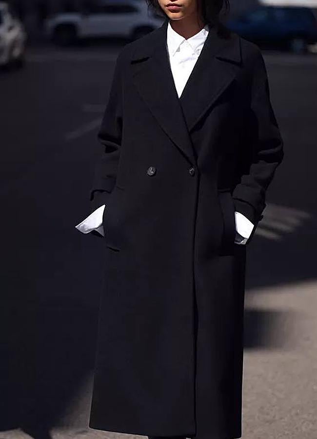 Imagen - Abigo oversize color negro