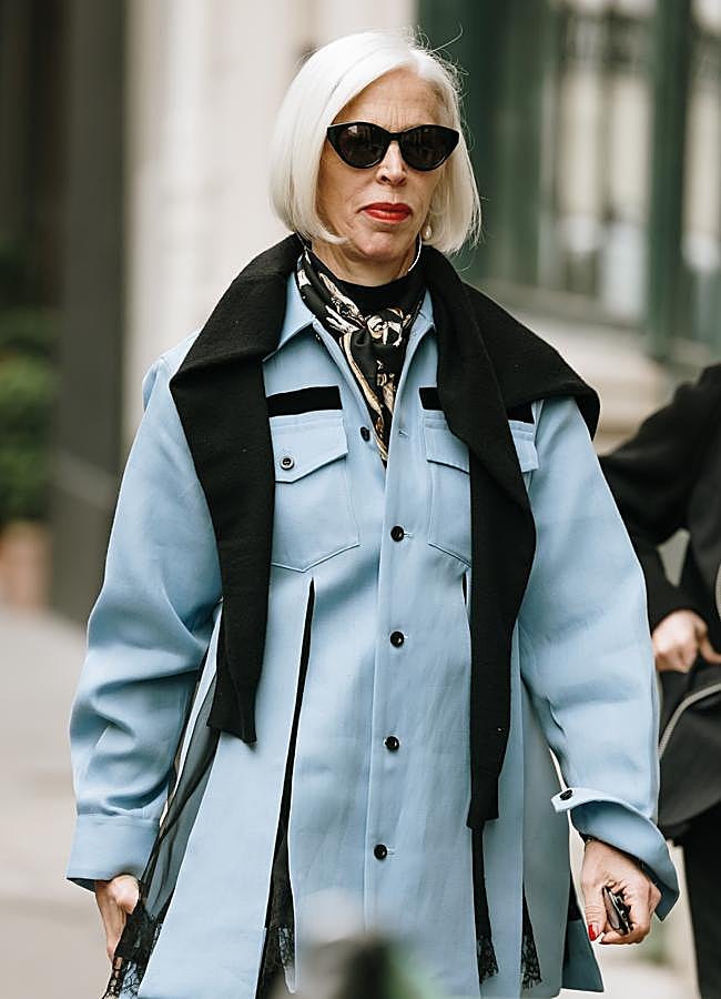 Imagen - Corte de pelo bob con canas y peinado con la raya al lado. FOTO: LAUNCHMETRICS SPOTLIGHT.