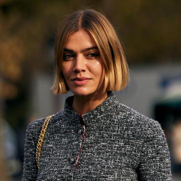 Imagen secundaria 1 - Cortes de pelo bob con la raya en el centro.