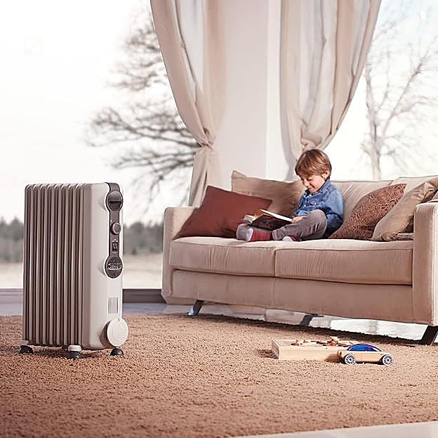 Calefactor de diseño clásico.