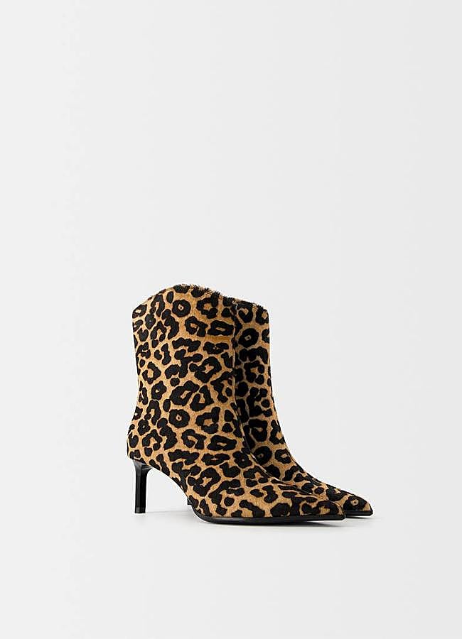 Imagen - Botines animal print con tacón de aguja