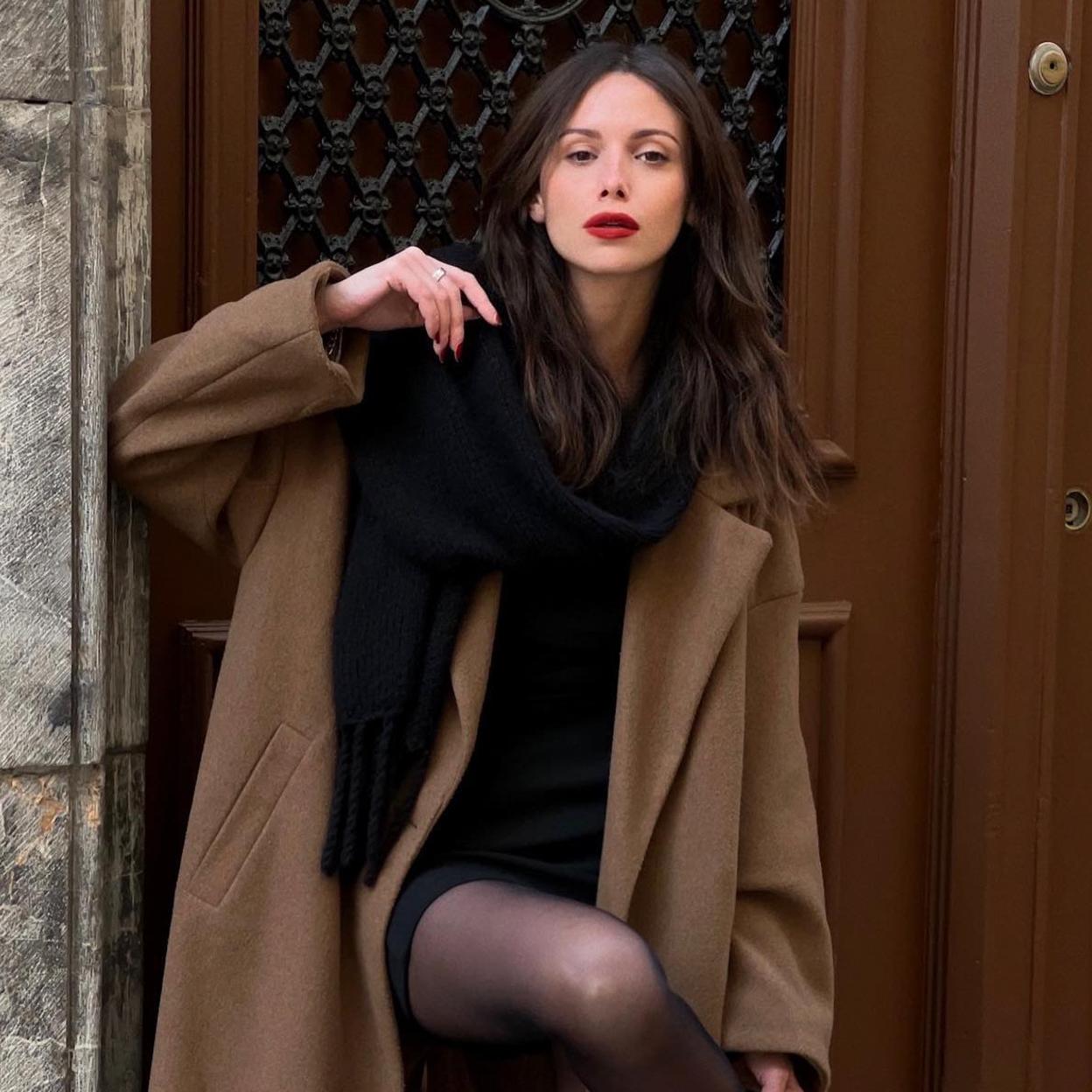 Influencer con bufanda