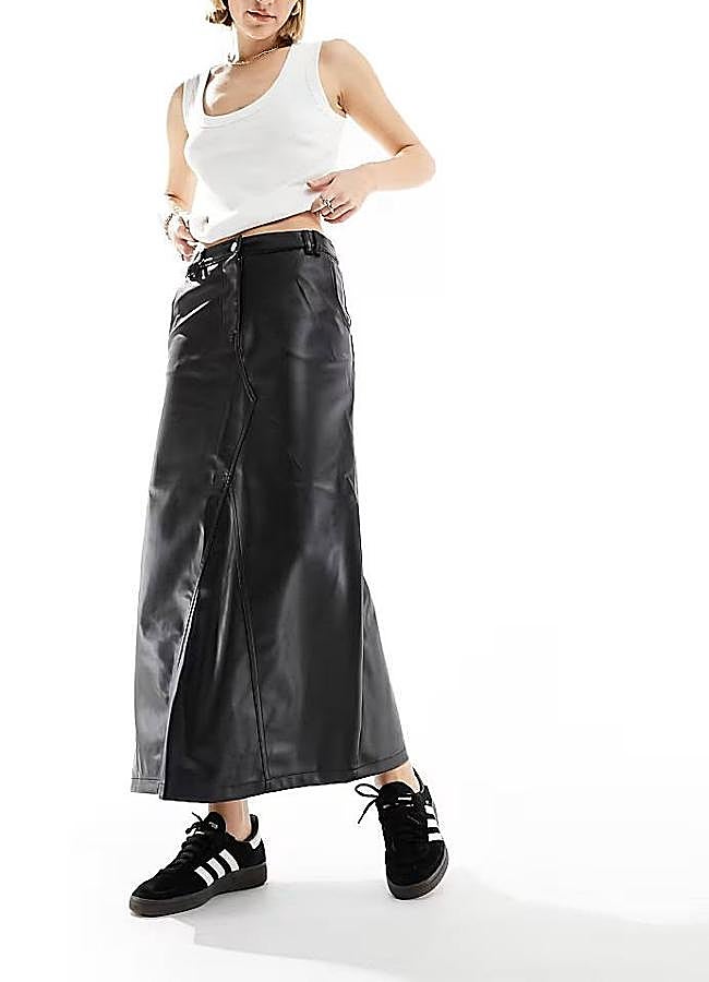 Imagen - Falda efecto piel larga y recta