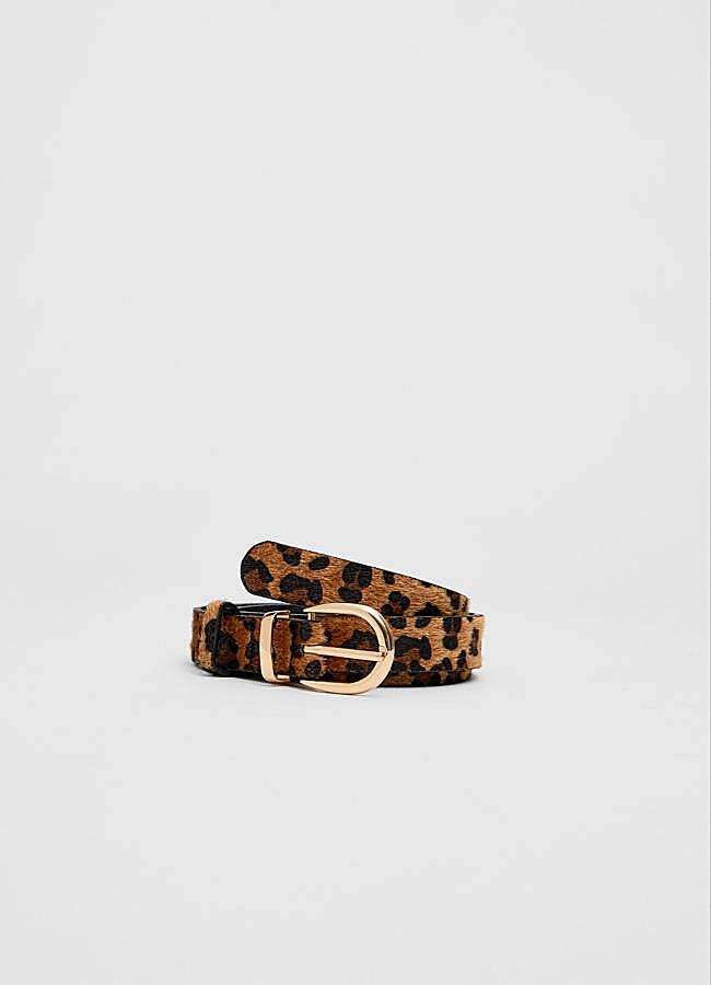 Imagen - Cinturón estampado leopardo de Stradivarius (9,99€)