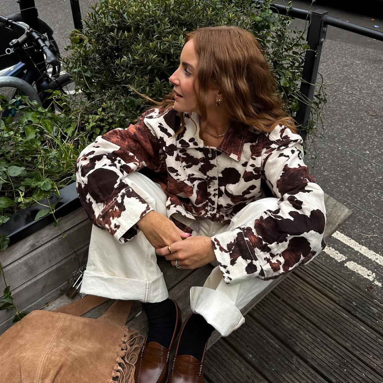 El estampado de vaca arrasa en otoño.