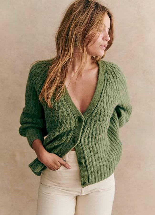 Imagen - Cárdigan oversize en tejido de punto de alpaca