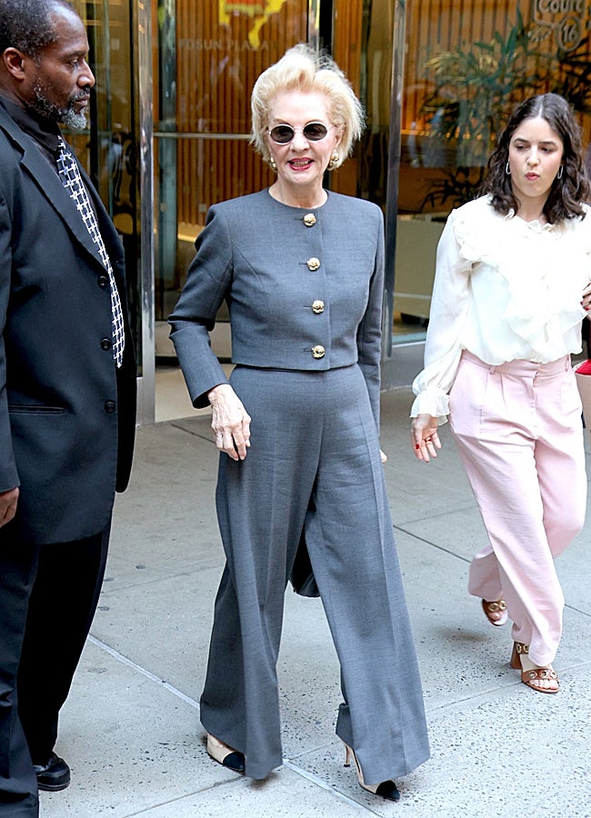 Imagen - Carolina Herrera, durante la pasada Semana de la Moda de Nueva York. GTRES.