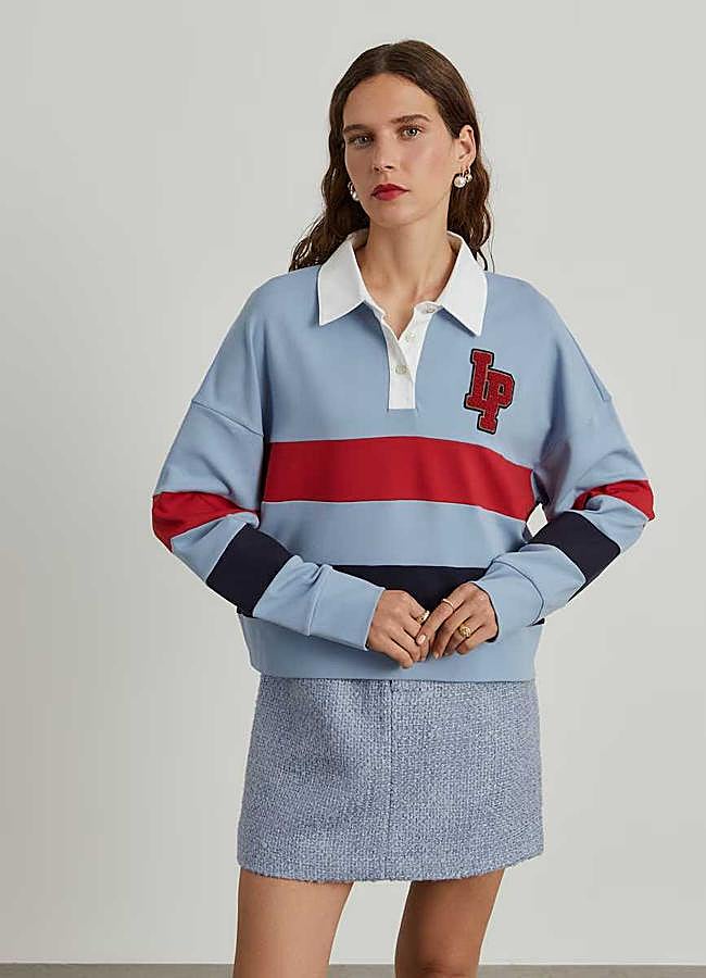 Imagen - Polo de mujer con manga larga y estampado de rayas de Lion of Porches (109,99€ en El Corte Inglés)