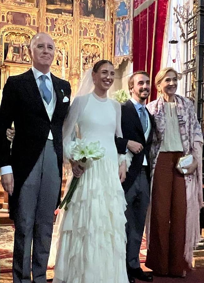 Imagen - La infanta Cristina en la boda de Fernando Möller Andrada-Vanderwilde (@susanamvidal)