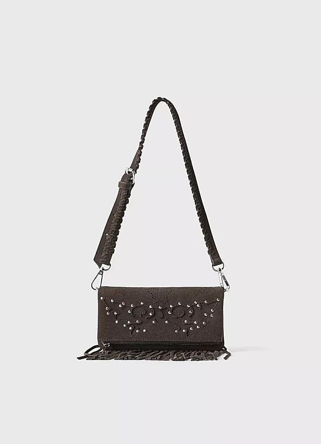 Imagen - Bolso boho con flecos de Zara Z3D (35,95 euros).