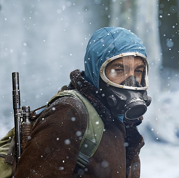 Ricardo Darín en una imagen de la miniserie que adapta la novela gráfica, el Eternauta.