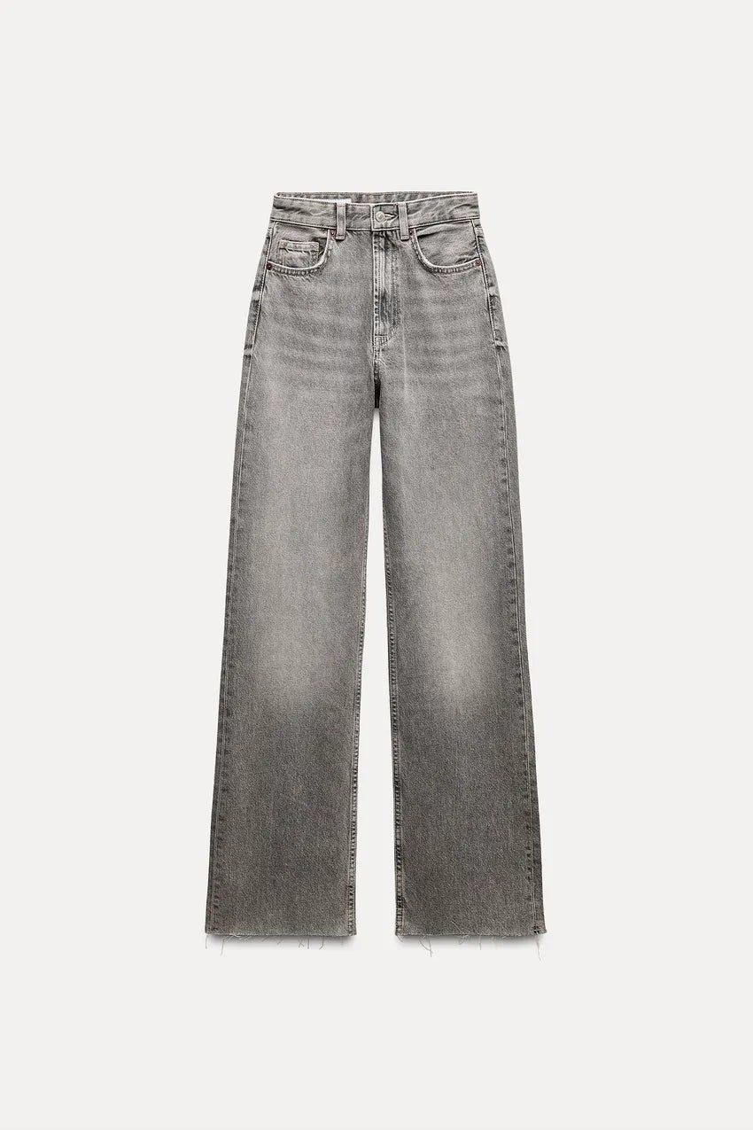 Imagen - Vaqueros en gris de Zara.