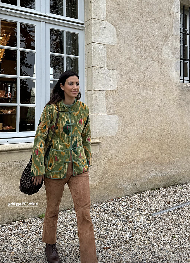 Imagen - Sassa de Osma con chaqueta étnica. Foto: @sassadeo