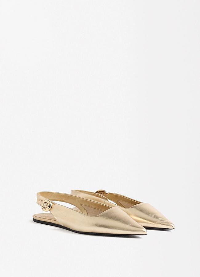 Imagen - Bailarinas metalizadas en dorado