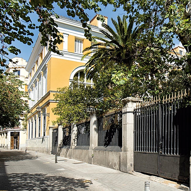 Esta es la casa-palacio madrileña de la marquesa de Villel. 