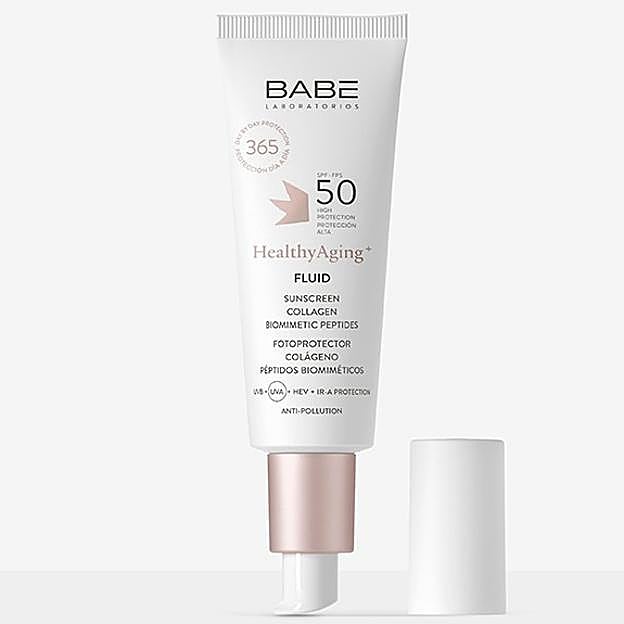 Healthy Aging+ Fluid SPF 50 de Babé.