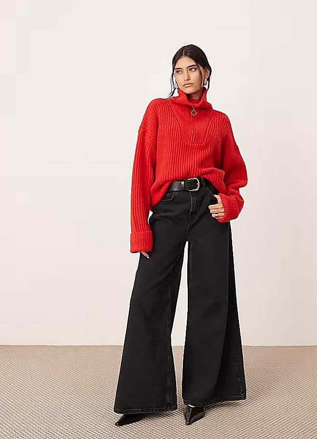 Imagen - Jersey con cremallera grueso en color rojo