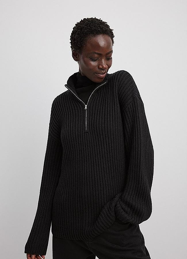 Imagen - Jersey con cemallera de punto grueso