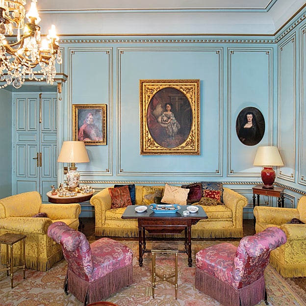 Todo lo que hay en este rincón de palacio sale a subasta. 