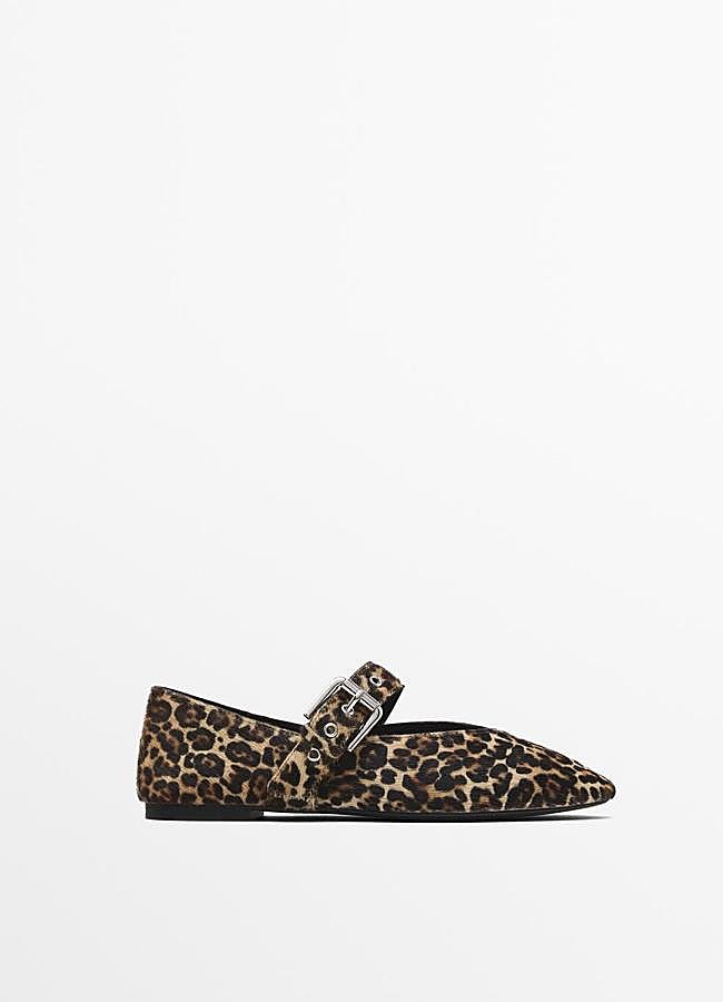 Imagen - Bailarinas de leopardo de Massimo Dutti, 89,95 euros.