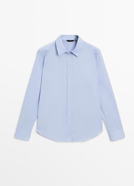 Imagen - Camisa azul de Massimo Dutti (49,99 euros)