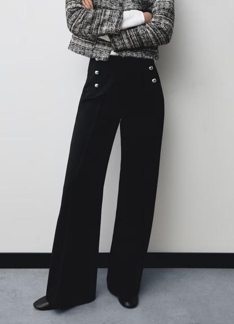 Imagen - Pantalón negro de Mango (39,99 euros)