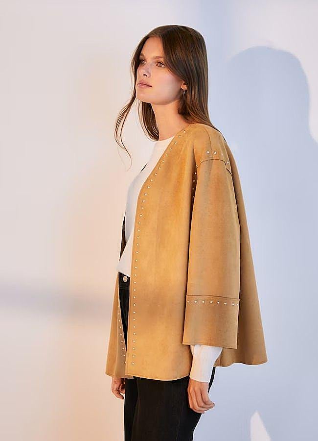 Imagen - Chaqueta de antelina marrón