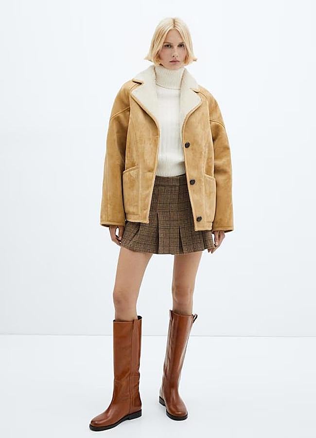 Imagen - Falda de tablas con estampado de cuadros