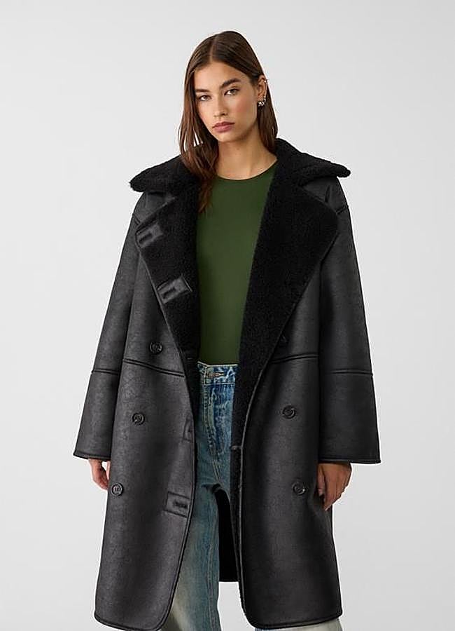 Imagen - Abrigo negro de doble faz