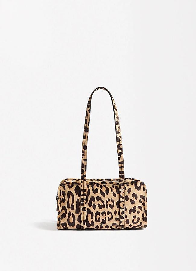 Imagen - Bolso efecto pelo con estampado de leopardo