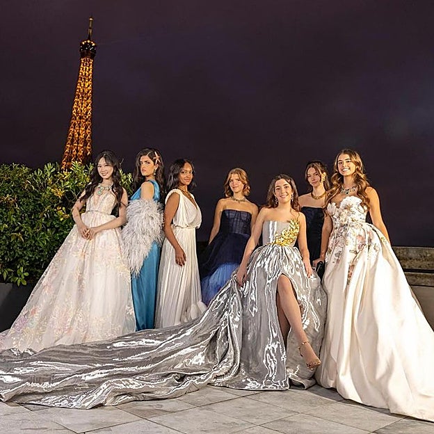 Varias de las debutantes en el baile de 2023. 